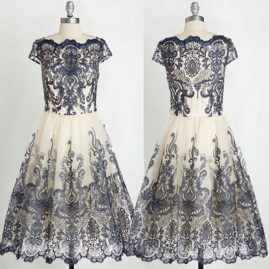 New Arrival Cheap Vintage Ball Gown Prom Dress with Lace Under 100 - Click Image to Close