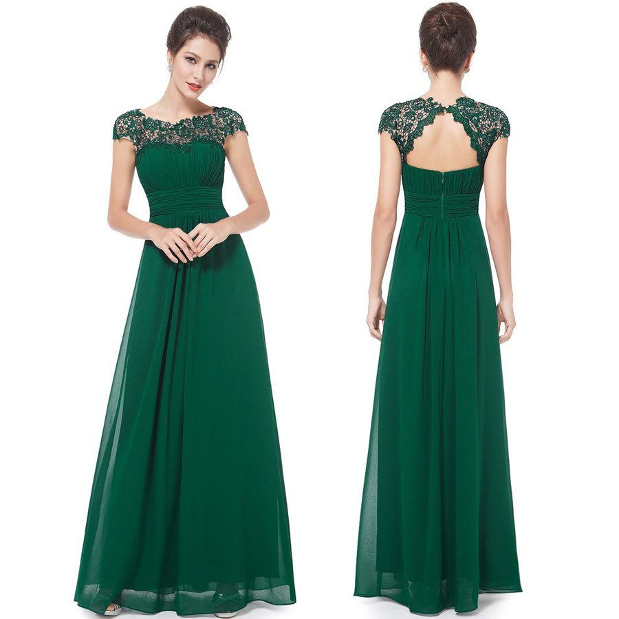 maid of honor dress emerald green