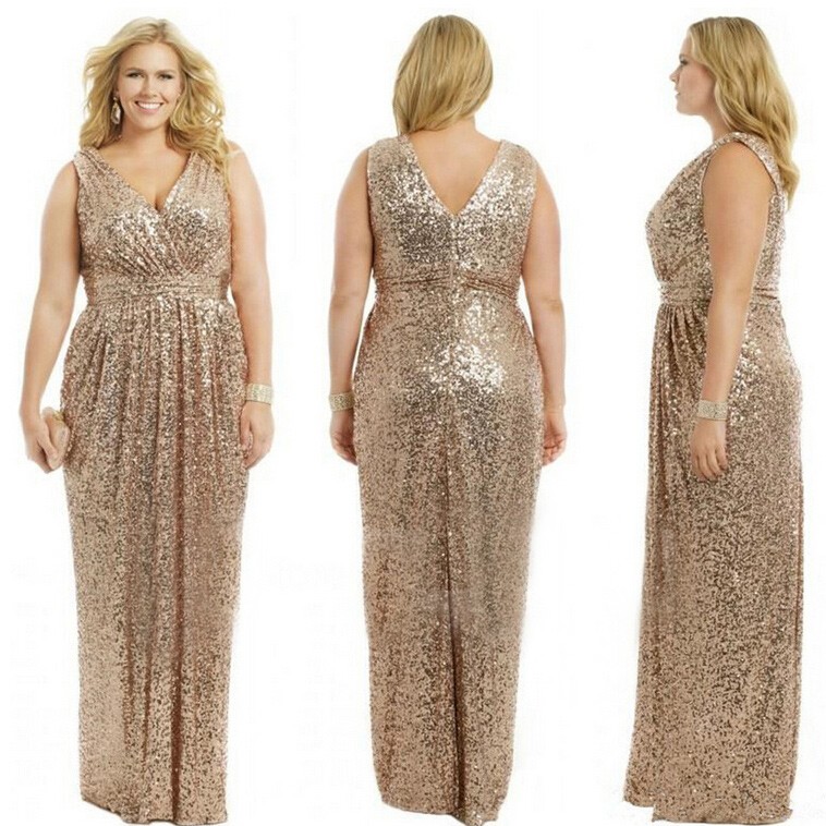 glitter plus size dress